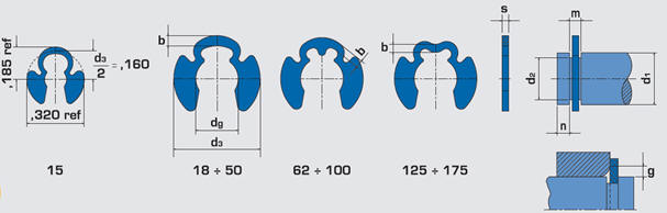 External Shafts Rings (Poodle Style) Specifications