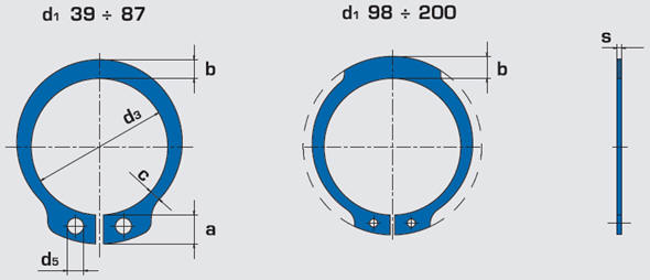 Retaining Ring (Heavy Duty ) Series 2160-5160 Specifications