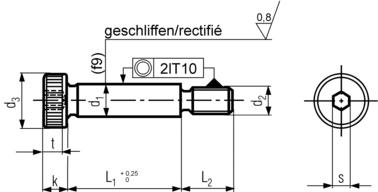 ISO 7379 Specifications For Shoulder Bolts