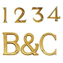 Brass Numerals