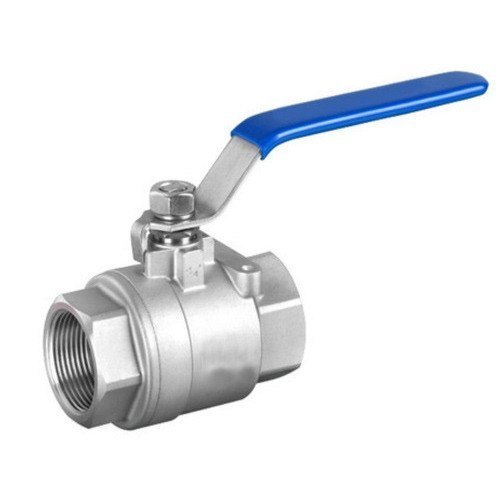 Stainless Steel High Pressure SS 1 Piece Screwed Ends Ball Valves, For Industrial