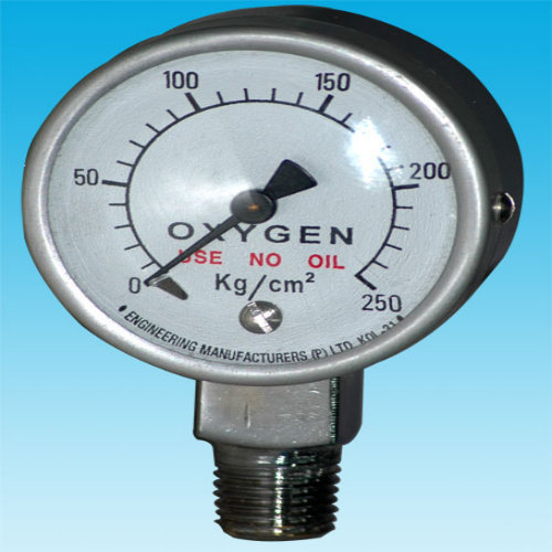 50 mm Dia Oxygen Pressure Gauge