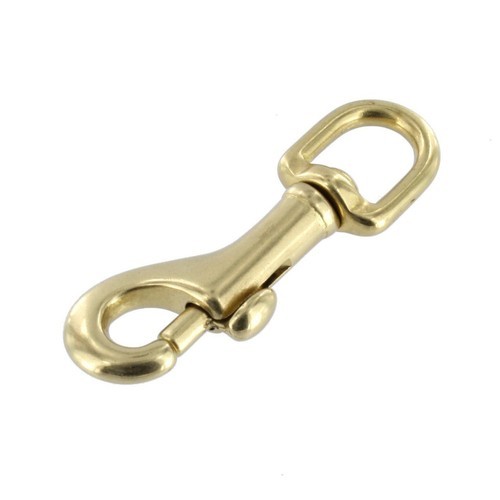 Golden Brass Swivel Snap Hooks