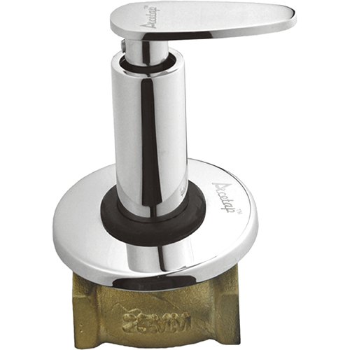 Female Handel Chrome Plated 25mm Brass Flush Valve, For Water