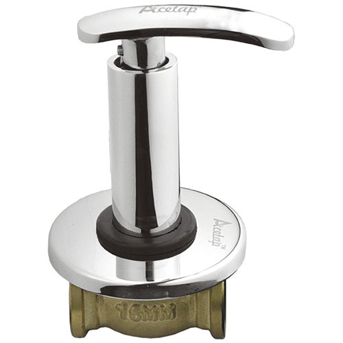 Acetap Female Chrome Plated 25mm Brass Flush Valve, For Water