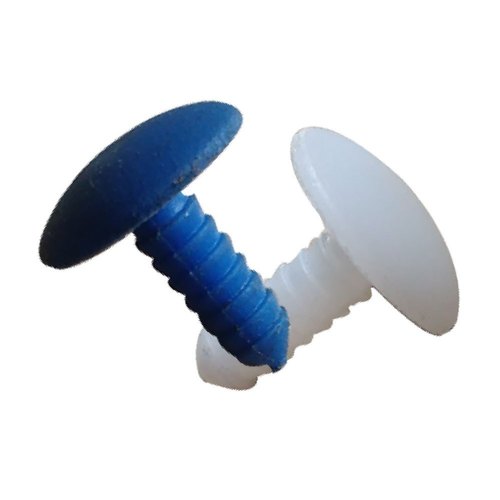 White and Blue 18mm Plastic Rivet