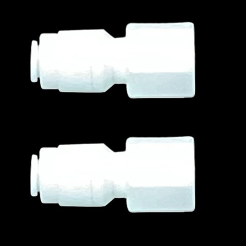 PP 1/4inch Straight Female Threaded Connector, For RO Fitting