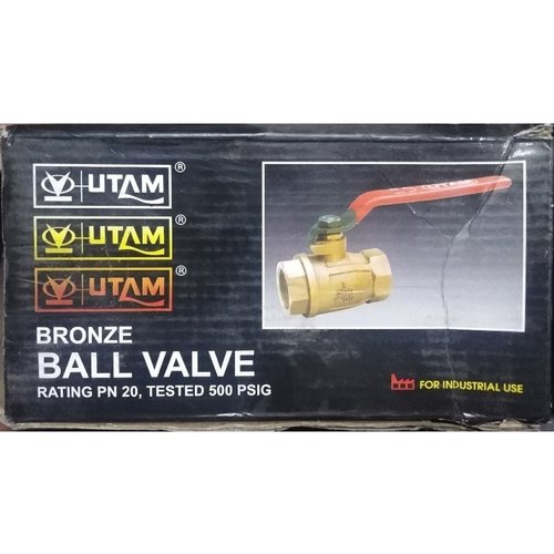 Gun Metal High Pressure 1 Inch Utam Bronze Ball Valve, For Industrial