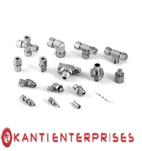 Stainless Steel 316L 10000 PSI Ferrule Fittings, Size: 1/2 & 3/4 inch