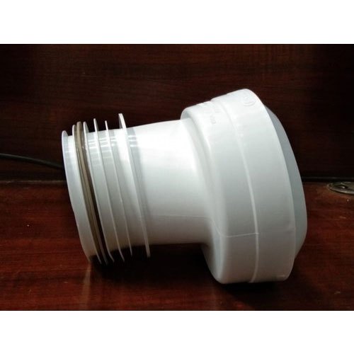 PVC Plastic 100mm x 40mm Offset Pan Connector, Packaging Type: Box
