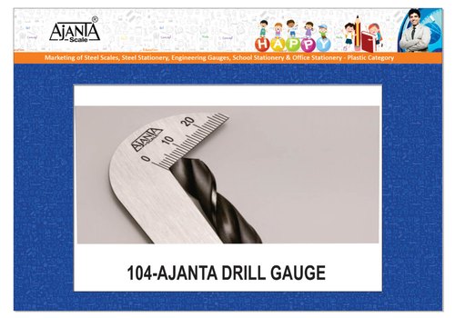 Stainless Steel AJANTA DRILL GAUGE, Model Name/Number: 104