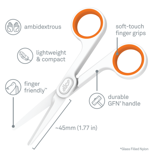 SLICE 32 Gram Ceramic Scissor, For Industrial, Size: 1.65 inch