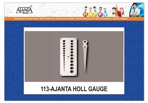 Stainless Steel 113 Ajanta Holl Gauge