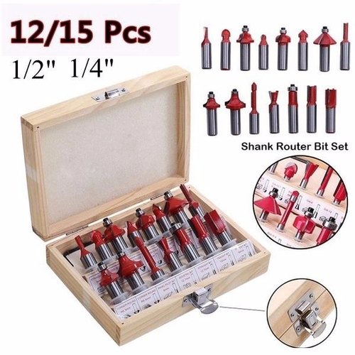 Steel Router Bit Set