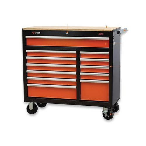 Steel GROZ 12 Drawer Portable Workstation, Warranty: 1 Year, Size (in Inch): 42 X 18 X 39