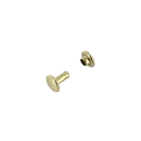 Elegant Enterprises Brass Golden Double Cap Rivets, Packaging Type: Packet