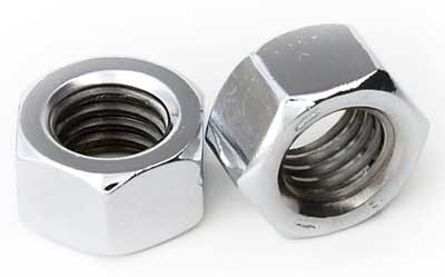 Female Hexagonal Steel Nuts, For Hardware Fitting