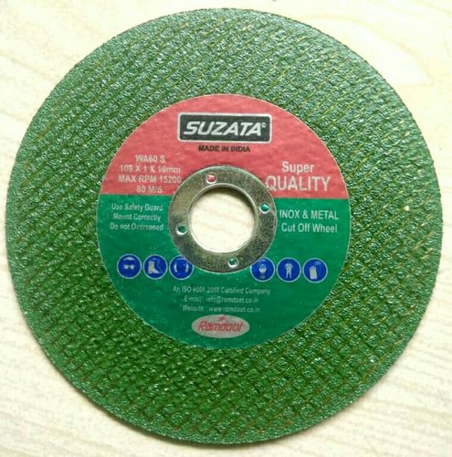 Metal Cutting Disc, Abresive Cutting Wheel, Capacity: 106 X 1 X 16 mm, Model: WA60 S