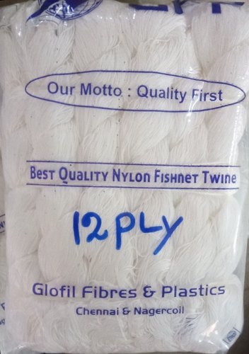 12 ply White 4/3 Nylon Hanks