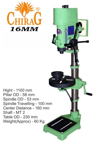 CHIRAG SM16MM Stand Drilling Machine, Capacity (Steel): 16MM