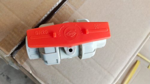 Off White PPH TRUE UNION BALL VALVE, Size: 20mm To 110mm