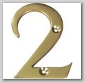 Brass Numerals