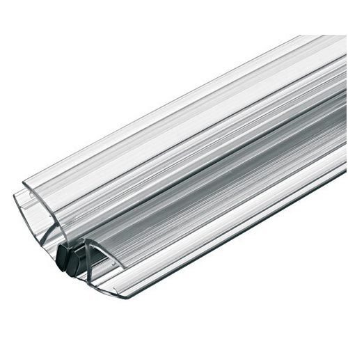 Transparent 180 Degree PVC Magnetic Glass Door Seal