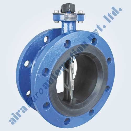 Rubber Lined AWWA C 504 Double Flange Butterfly Valve ( Short Pattern )
