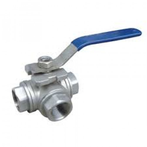 Stainless Steel 3 Way Ball Valve