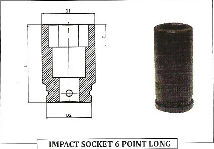 Cast Iron 2.1/2 Square Drive Adaptor