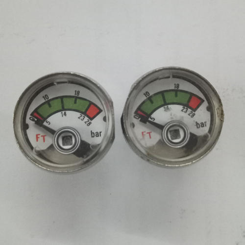 Analog Stainless Steel 2.5MPA Fire Extinguisher Pressure Gauge