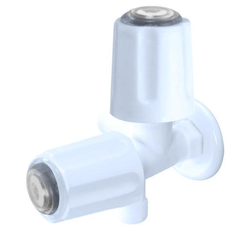 Hunter 2 In 1 White Angle Valve, Packaging Type: Box
