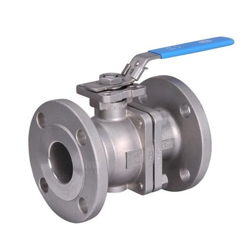 SS 2-Pc F/E Ball Valve, End Connection: Flanged