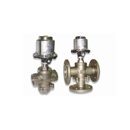 2 Way 3 Way Pneumatic Cylinder Operated Control Valves, Size: 1/2 To 4 Inch