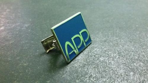 Silver Brass Promotional Lapel Pin