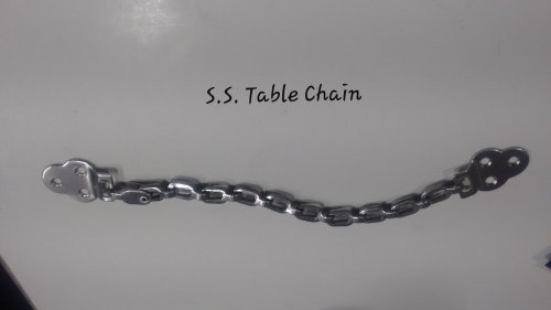 Silver Stainless Steel Table Chain, For Furniture, Size/Capacity: 6 Inch