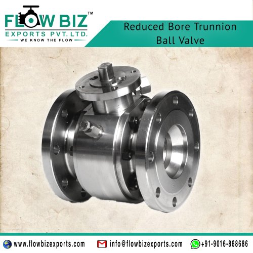 SS Reduced Bore Trunnion Ball Valve