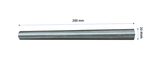 20mm Pure Tungsten Rods, For Electrical, Tool room, Single Piece Length: 200 mm