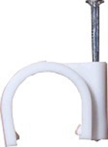 HDPE White 25 MM NAIL CABLE CLIPS, Packaging Size: 100 pieces/packet