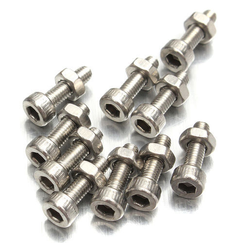 Polished ASME Inconel Metric Fastener, Size: 2.5 inch