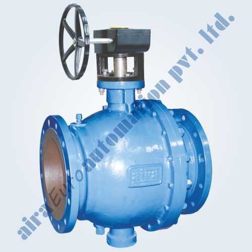 2 Piece Design Spring Loaded Trunnion Mounted Ball Valve, Size: 4 To 24