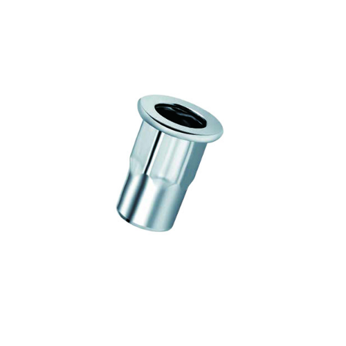 Stainless Steel Polished Flat Head Half Hexagon Body Rivet Nut