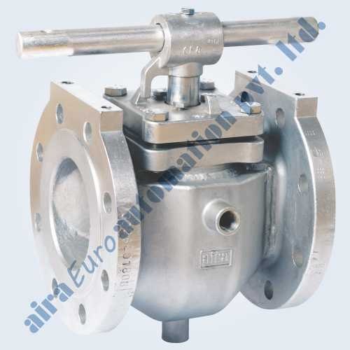 Aira 2 Way Plug Valve Flanged Jacketed