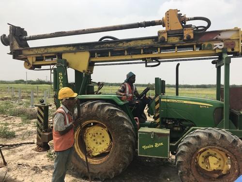 Tractor Mounted Drilling Rig