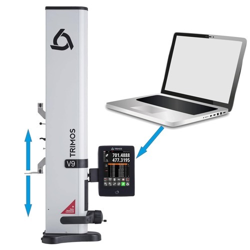 Trimos 0-600mm 2D Digital Height Gauge, Model Name/Number: v7-700, Model: V9