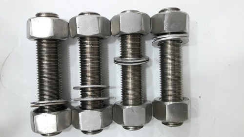 2H Stainless Steel Nut, Size: M10 Mm To M100 Mm