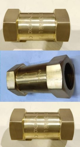 SEPL Brass/Bronze 3/4 LPG Non Return Valve, Screwed