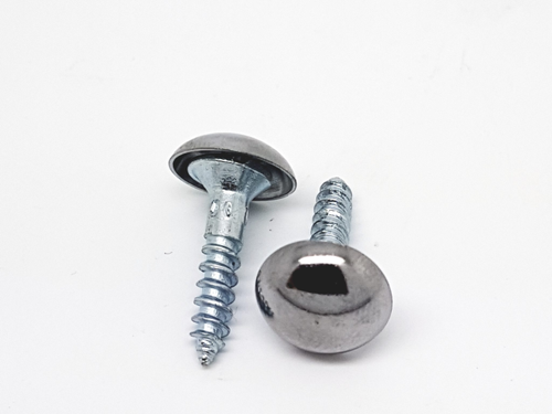 Round 3inch Mild Steel Mirror Screws