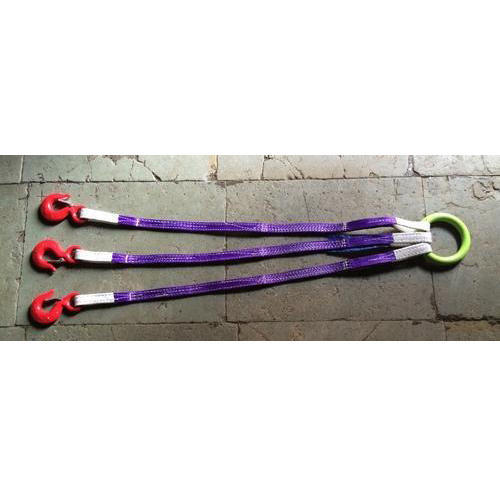 Purple Polyester 3 Leg Sling