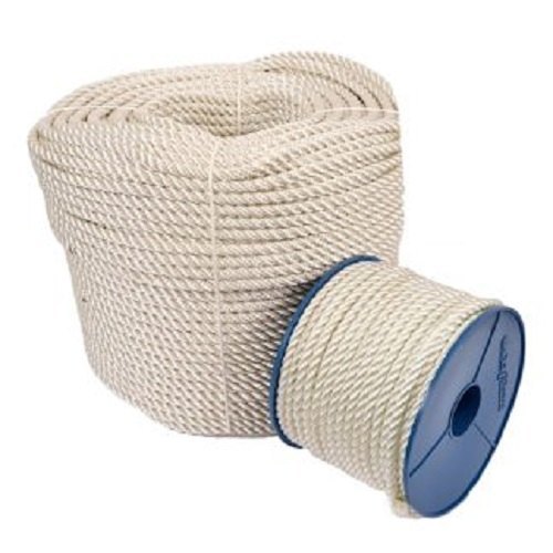 WHITE 3 Strand Twisted Nylon Rope